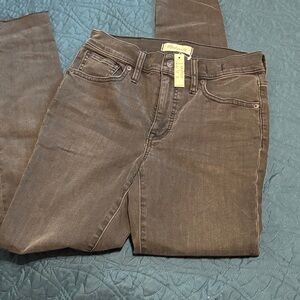 Madewell Charcoal Denim Pants